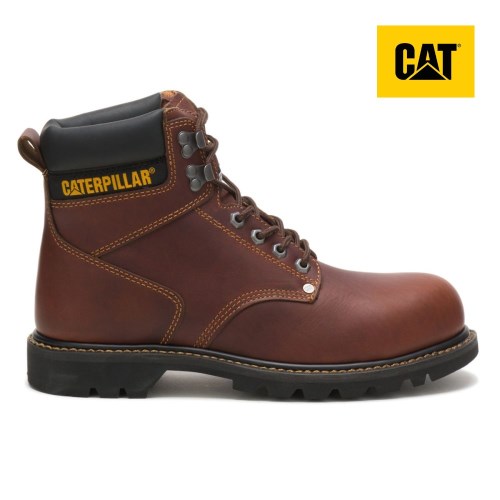 Caterpillar Second Shift Steel Toe Miesten Turvakengät Viininpunainen (DGNMS)